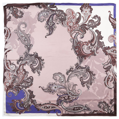 CX1718-14-9 Платок жен. 100%шелк 90x90 Leo Ventoni