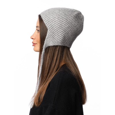 DFR90-3 FABRETTI Шапка женская 40% шерсть енота, 20% шерсть, 25% вискоза, 15% нейлон