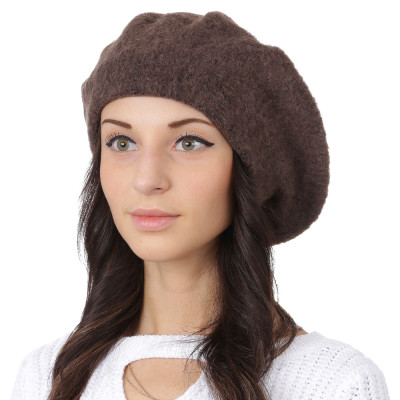 F2018-42-54 Берет жен. 54%шерсть 14%вискоза 30%полиамид 2%эластан б/р FABRETTI