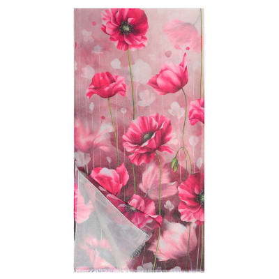 VF41-5 Шарф жен. 55% бамбук, 45% полиэстер 90x180 FABRETTI