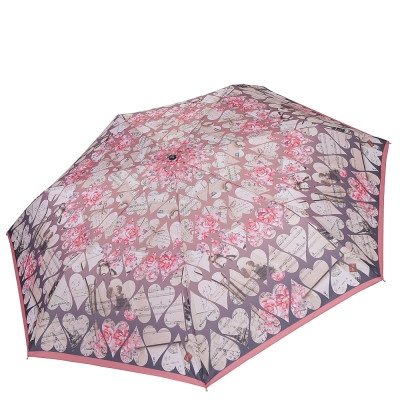P-19113-4 Зонт жен. Fabretti, мини суперавтомат, 3 сложения, эпонж