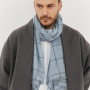 VGGI0003-9 Шарф муж. 100% полиэстер 90x795 FABRETTI