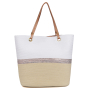 KB11-4/3 white/beige FABRETTI Сумка жен. целлюлоза