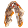 VFZ0002-12 Шарф жен. 100% полиэстер 90x180 FABRETTI
