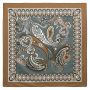 VFS6-11 Платок жен. 100% полиэстер 90x90 FABRETTI