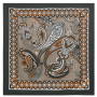 VFS6-11 Платок жен. 100% полиэстер 90x90 FABRETTI
