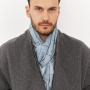 VGGI0003-9 Шарф муж. 100% полиэстер 90x795 FABRETTI