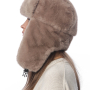DI49-13 Fabretti Ушанка женская 100% полиэстер