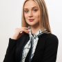 VFV31-30 Платок жен. 100% полиэстер 45x120 FABRETTI