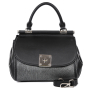 23004502-Nero/Grey LEO VENTONI Сумка жен. нат. кожа