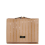 41003-taupe stripe FABRETTI Кошелек жен. нат. кожа