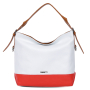 15341-W1-065/353 white/red FABRETTI Сумка жен. нат. кожа