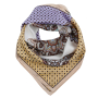 CX1718-87-6 Платок жен. 100% шелк 90x90 FABRETTI