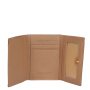 41003-taupe stripe FABRETTI Кошелек жен. нат. кожа