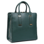 F-20072 Green FABRETTI Сумка жен. нат. кожа