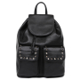 15465C1-W1-018/018 black FABRETTI Рюкзак жен. нат. кожа