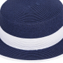 G80-5/4 blue/white FABRETTI Шляпа жен. целлюлоза
