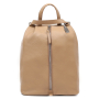 15113A-224 taupe Рюкзак женский  Palio нат. кожа