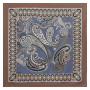 VFS6-9 Платок жен. 100% полиэстер 90x90 FABRETTI