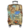 W1019-L  FABRETTI Чехол для чемодана 92%полиэстер 8%спандекс