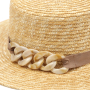 WG1-1 FABRETTI Шляпа жен. натуральная соломка 