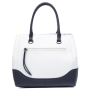 15088A-W1-065/819 white/blue Сумка женская  Palio нат. кожа