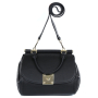 23004502-Nero LEO VENTONI Сумка жен. нат. кожа
