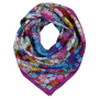 CX197-2 Платок жен. 100% шелк 90x90 LEO VENTONI