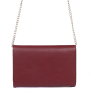 B384-burgundy FABRETTI Сумка жен. нат. кожа