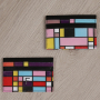 32011NPcolourblock-2 FABRETTI Визитница жен. нат. кожа