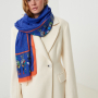 VFZ0034-8 Шарф жен. 100% полиэстер разм.90х180 FABRETTI