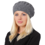 F1909-33 Берет жен. 54% шерсть 14% вискоза 30% полиамид, 2% эластан разм.57 FABRETTI