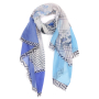 VFZ0010-8 Шарф жен. 100% полиэстер 90x180 FABRETTI