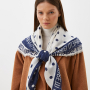 VFS1013-8  Платок жен. 15% шерсть, 85% модал 110x110 FABRETTI 