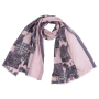 GS6-10 Шарф жен. 100% мерсеризованная шерсть 70x182 LEO VENTONI