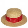 HG109-8 FABRETTI Шляпа жен. натуральная соломка
