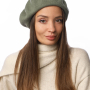 DSR105-52 Fabretti Берет женский 100% шерсть мериноса