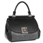 23004502-Nero/Grey LEO VENTONI Сумка жен. нат. кожа