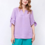 ZJ51-141 FABRETTI Блуза женская 53% лён, 47% вискоза