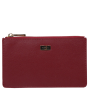 56017-wine N FABRETTI Кошелек жен. нат. кожа