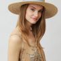 WG5-14 FABRETTI Шляпа жен. натуральная соломка