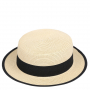 G80-3/2 beige/black FABRETTI Шляпа жен. целлюлоза