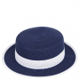 G80-5/4 blue/white FABRETTI Шляпа жен. целлюлоза