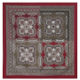 VFS4-4 Платок жен. 100% полиэстер 90x90 FABRETTI