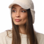 DX17-1 Fabretti Ушанка женская 50% нейлон, 50% полиэстер 