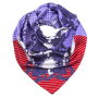 CX1617-29-6 Платок жен. 100%шелк 90x90 FABRETTI