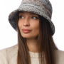 DX12-8 Fabretti Шляпа женская 15% шерсть 15% вискоза 70% полиэстер