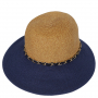 Шляпа FABRETTI G40-1 BEIGE/BLUE