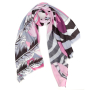 VFZ0040-10 Шарф жен. 100% полиэстер разм.90х180 FABRETTI